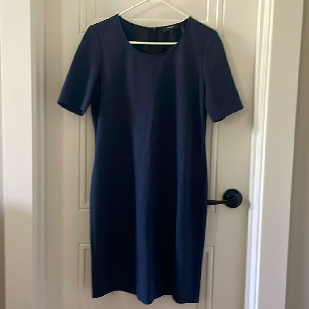 Theory Short Sleeve Shift Dress